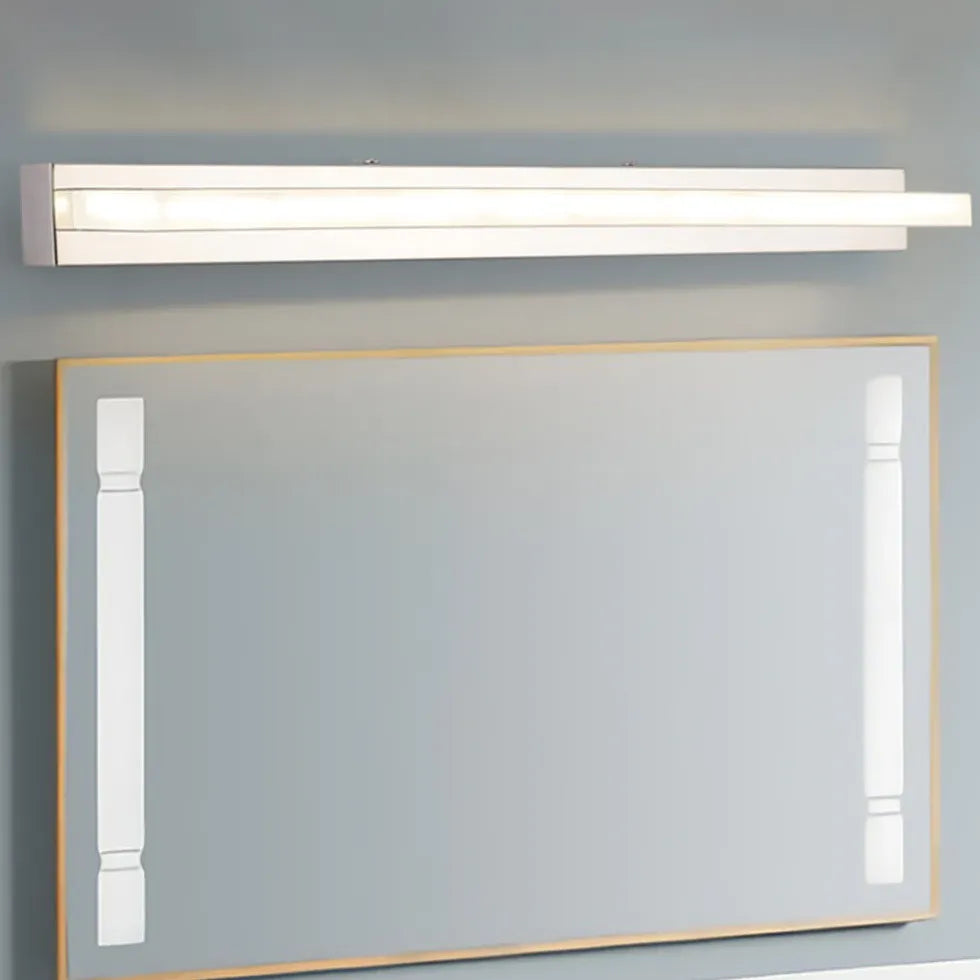 Illuminazione sopra specchio bagno Elegante bianco LED