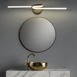 Spiral Linear Led Bathroom Wall Lights