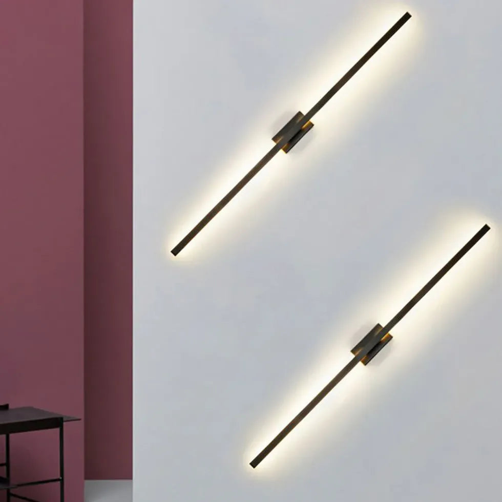 Lampada da parete dimmerabile Design nero semplice