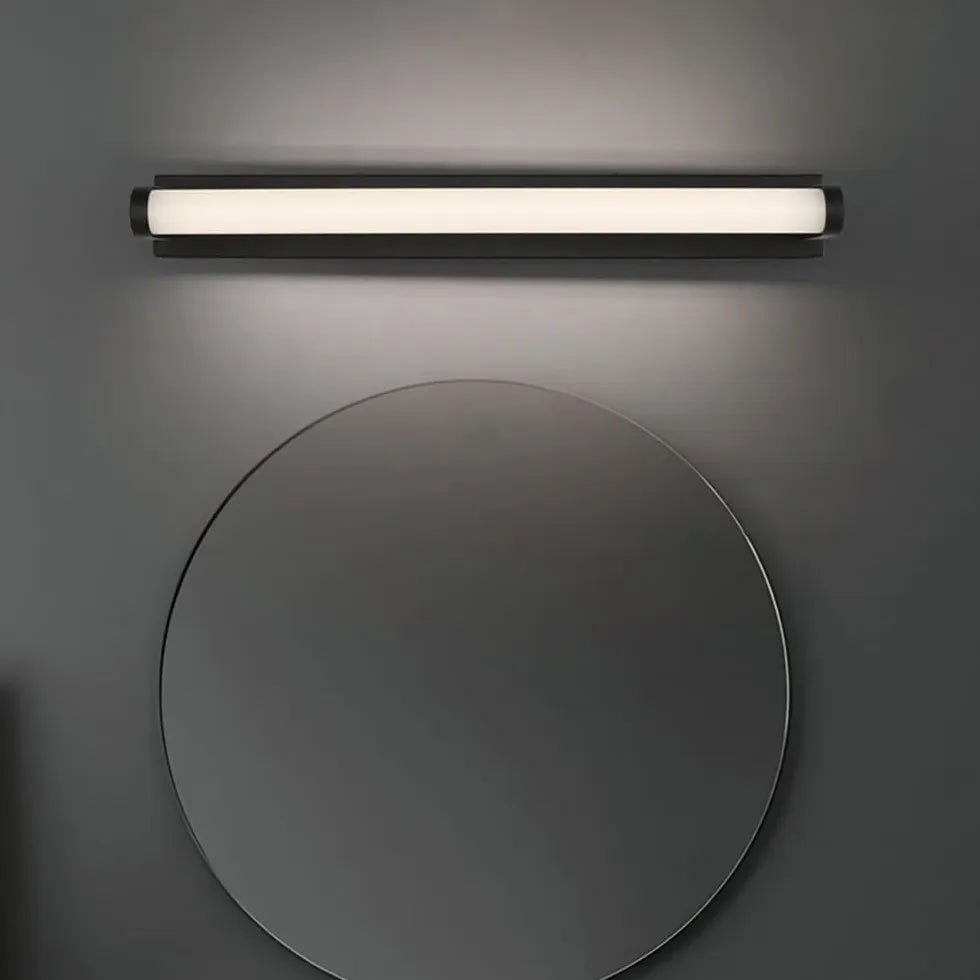 Tube Black Led Bathroom Wall Lights