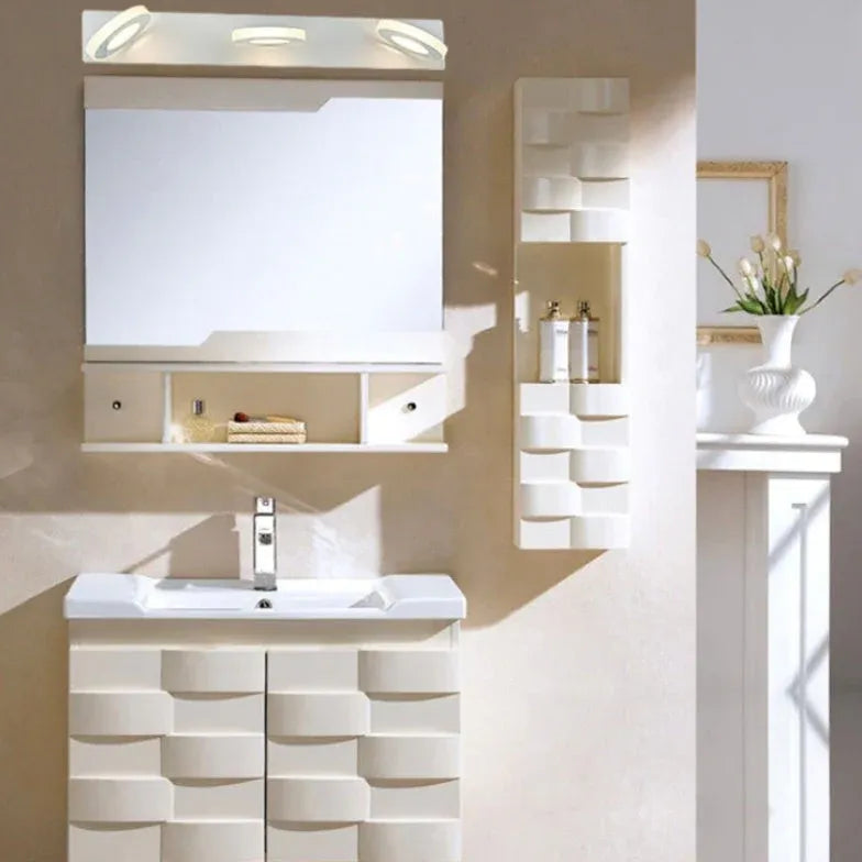 Applique da bagno led Bianco Rotondo Elegante