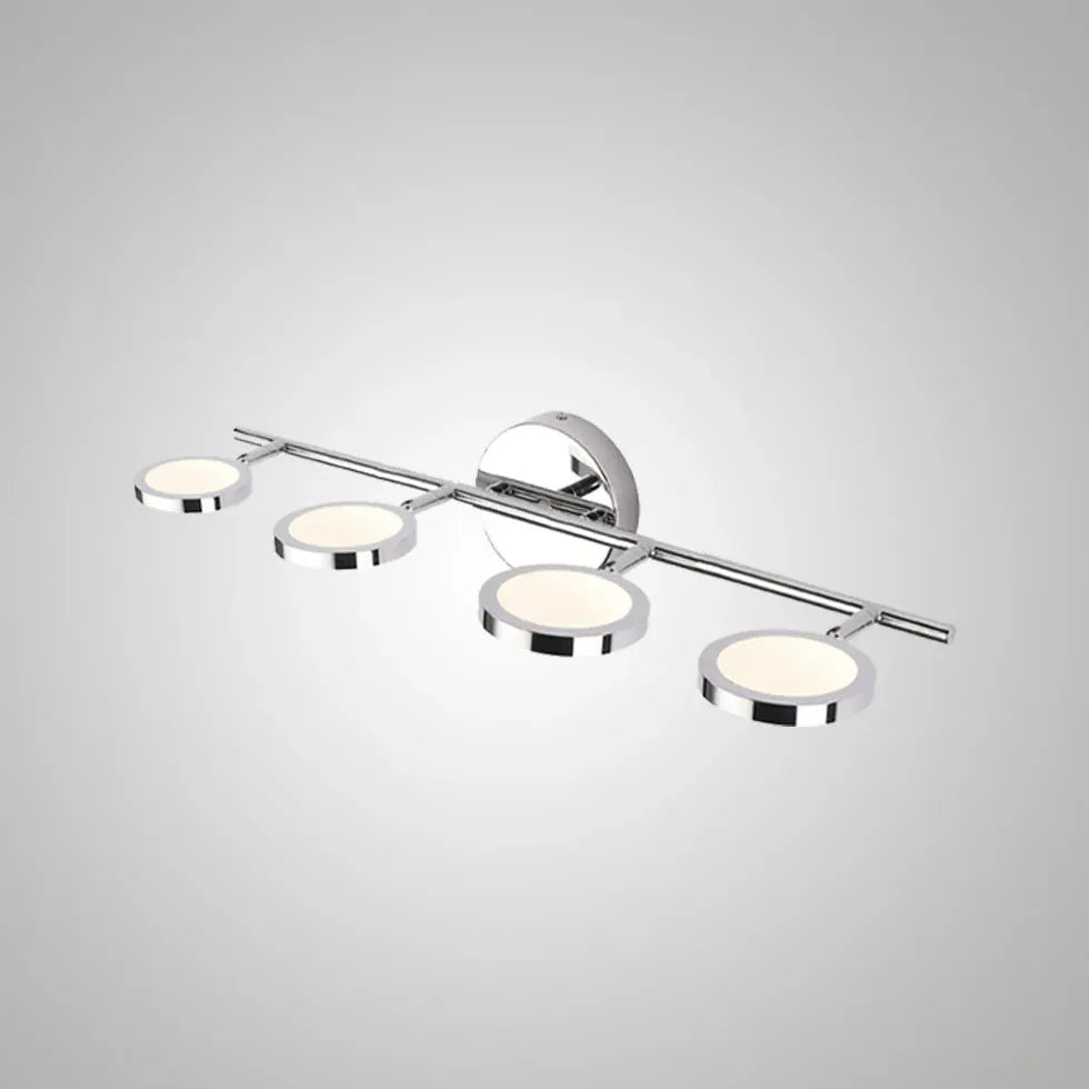 Applique cromate per bagno regolabile moderna illuminazione