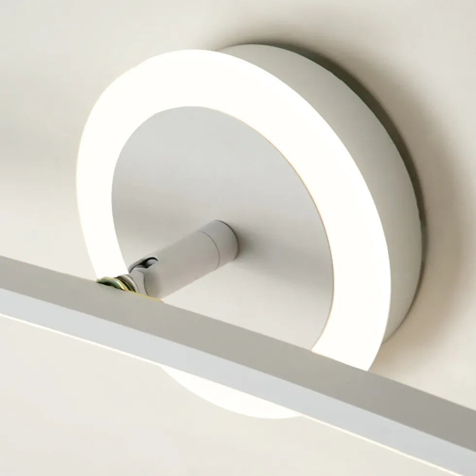 Lampada led per quadri in bagno curvo