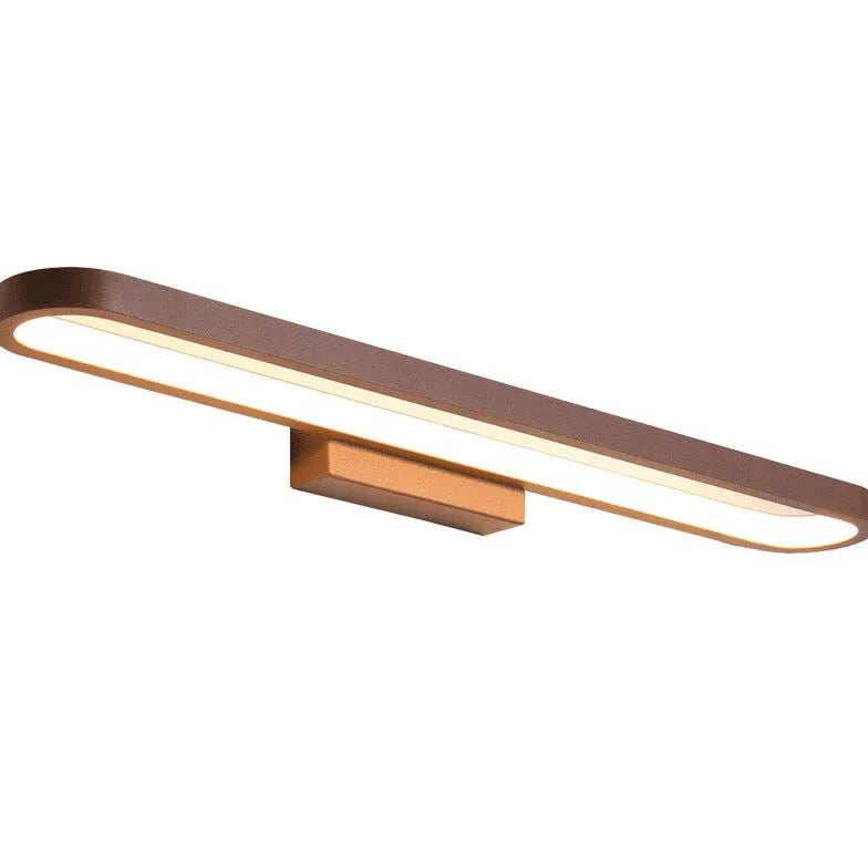 Brown Linear Led Bathroom Mirror Lights