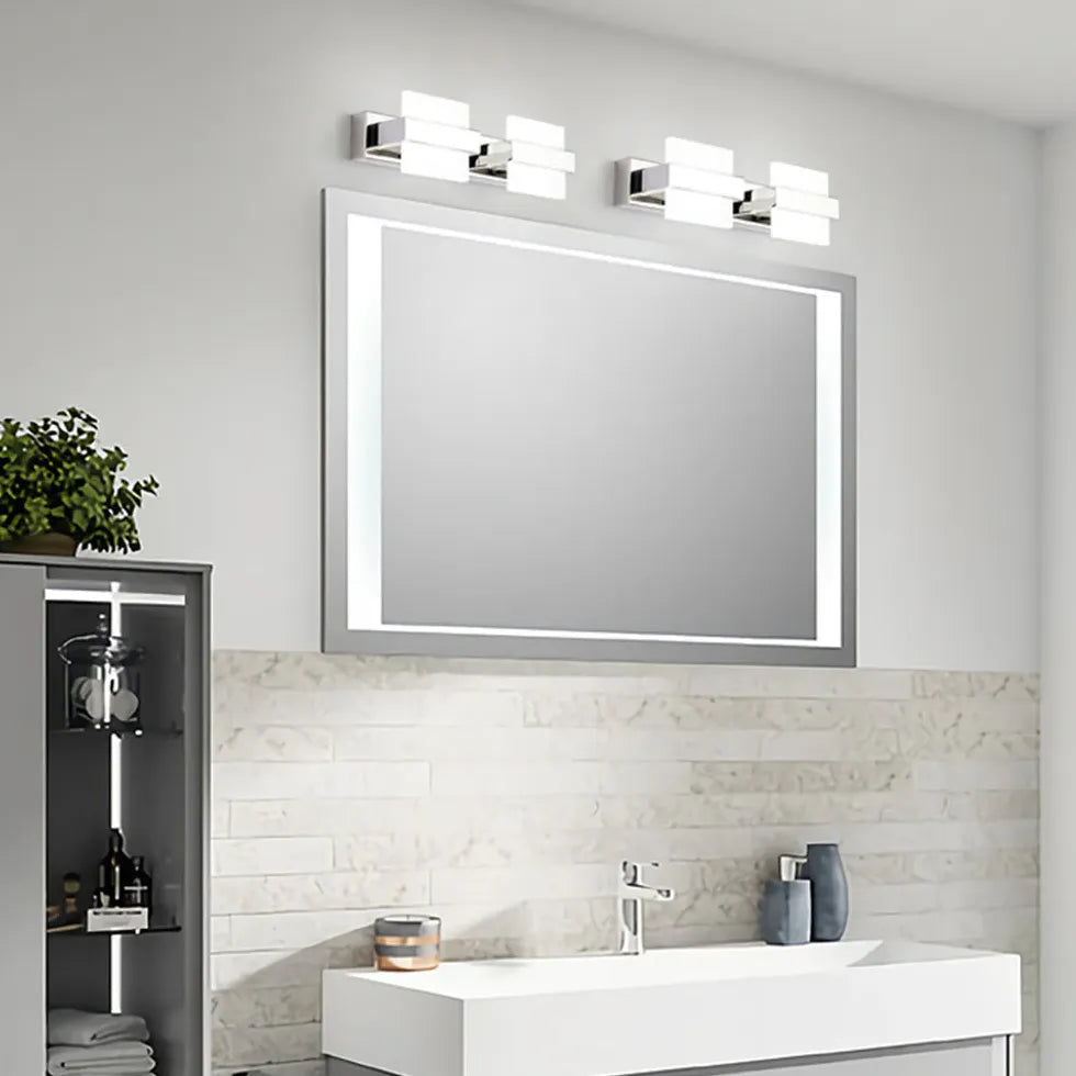 Applique da parete quadrate bagno led