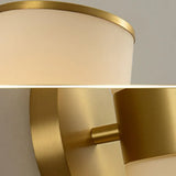 Cylinder for Bathroom Brass Wall Lights