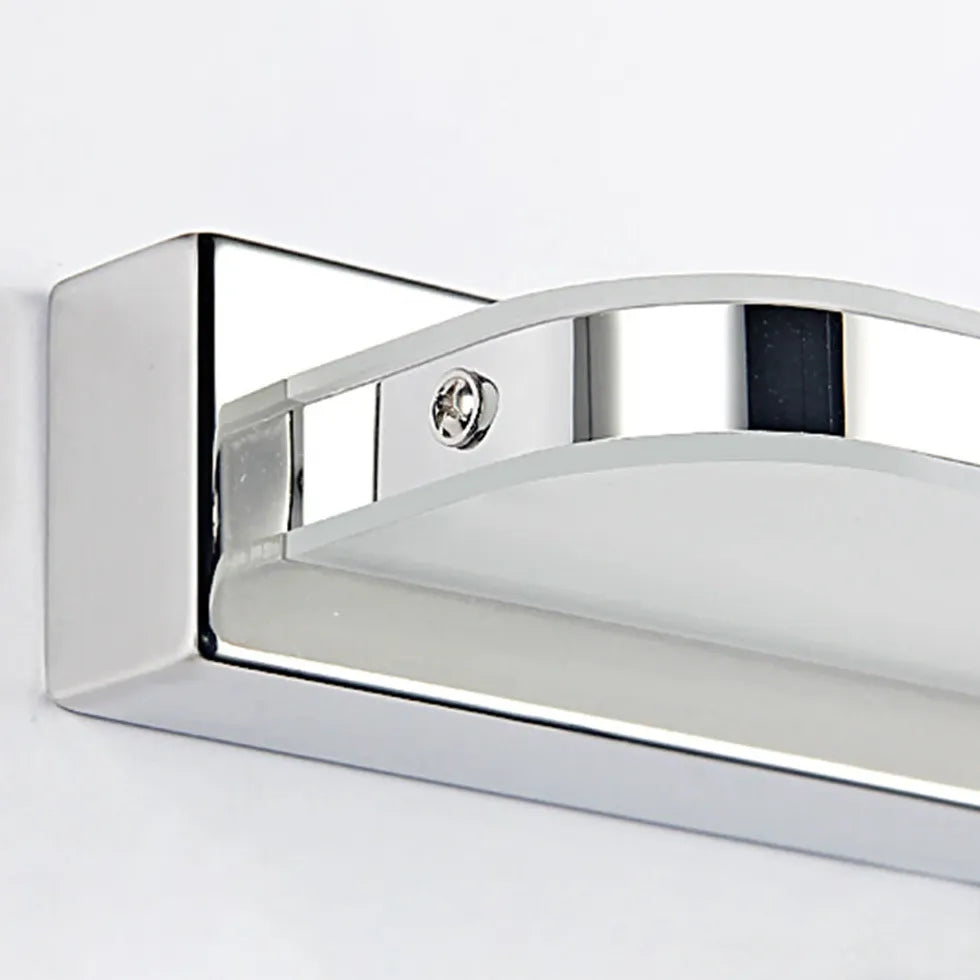 Applique bagno nera in acciaio inox LED