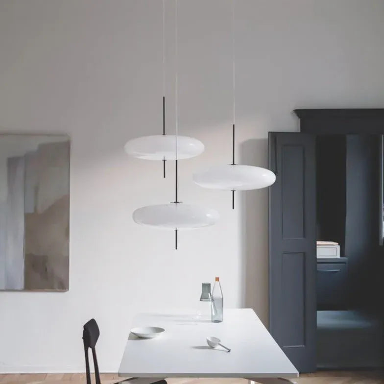 Lampadari sospensione design moderno Luce calda ellittica