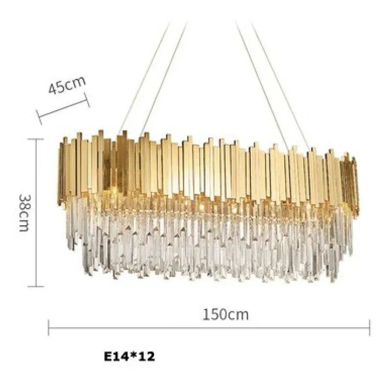 Atmosfera leggera di lusso tradizionali lampadari