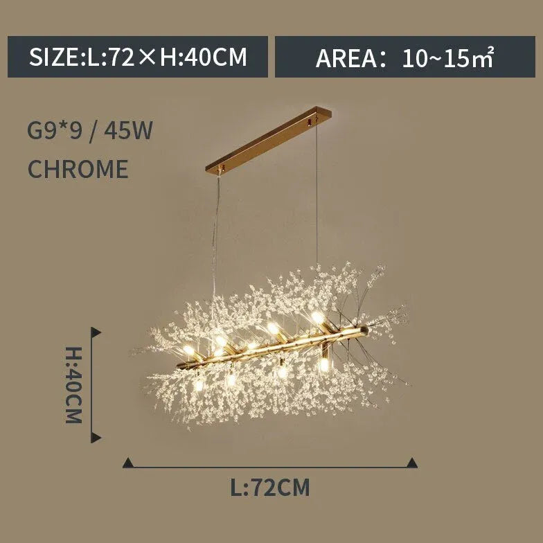 Fireworks Shaped Modern LED Pendant Light