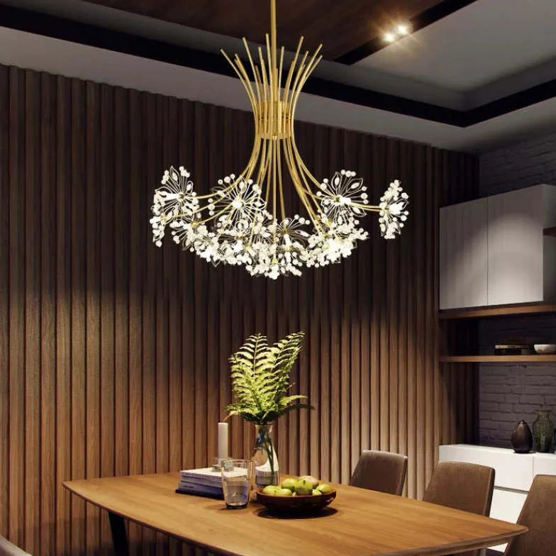 Natural Dandelion LED Modern Pendant Light