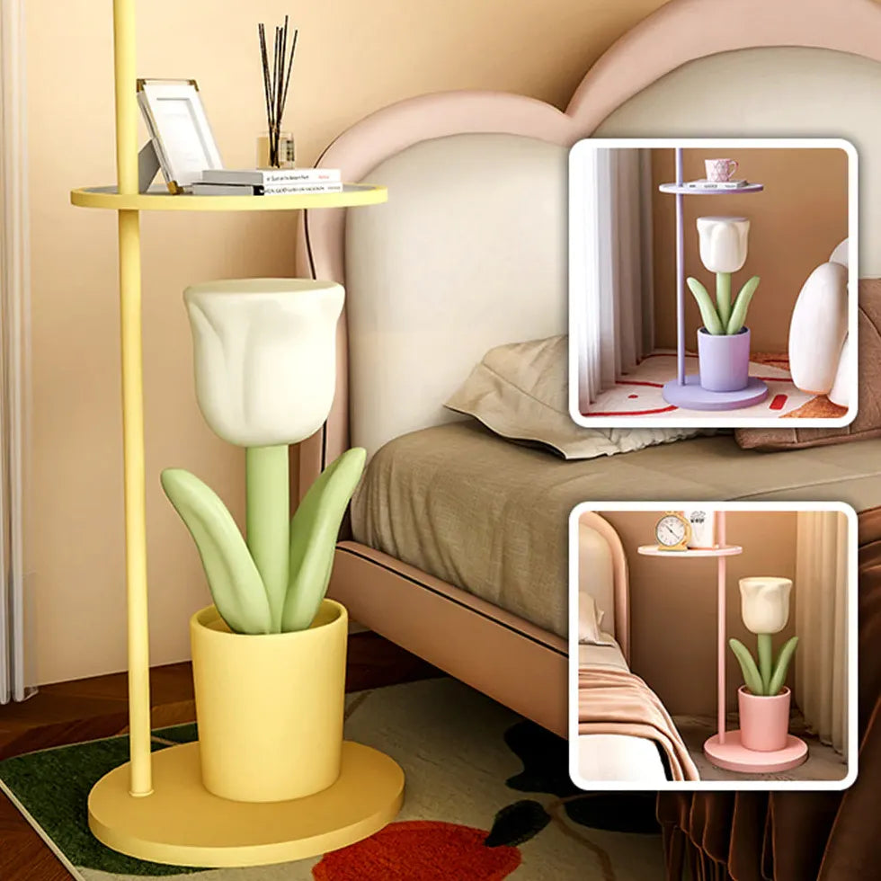 Cute Flower Creative Pink Floor Lamp