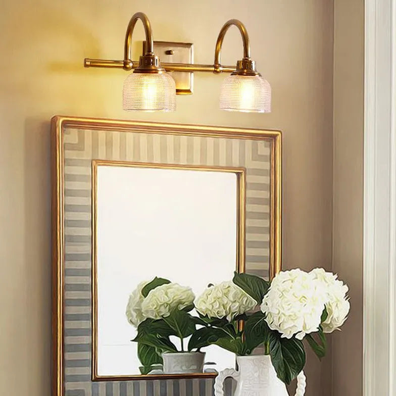 Antique Brass Bathroom Wall Lights