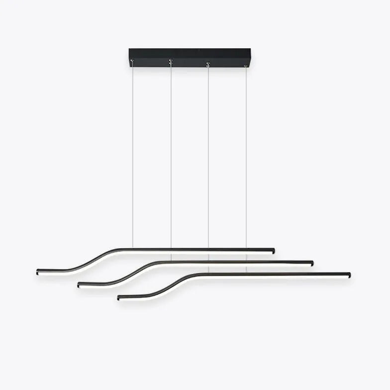 Three-Line Zigzag Design Minimalist Pendant Light