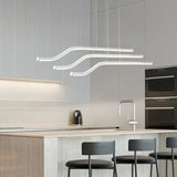 Three-Line Zigzag Design Minimalist Pendant Light