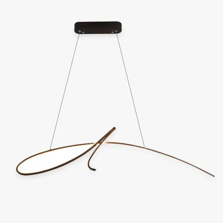 Minimalist Irregular Curved Modern Pendant Light