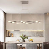 Double Curve Wrapped Modern Pendant Light