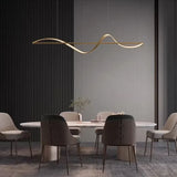 Minimalist Waves Modern Dining Room Pendant Light