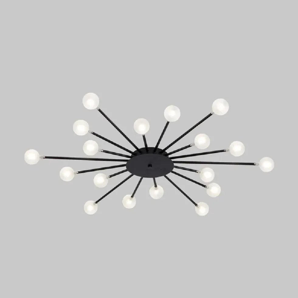 Starburst Design for Living Room Glass Pendant Light