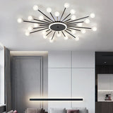 Starburst Design for Living Room Glass Pendant Light