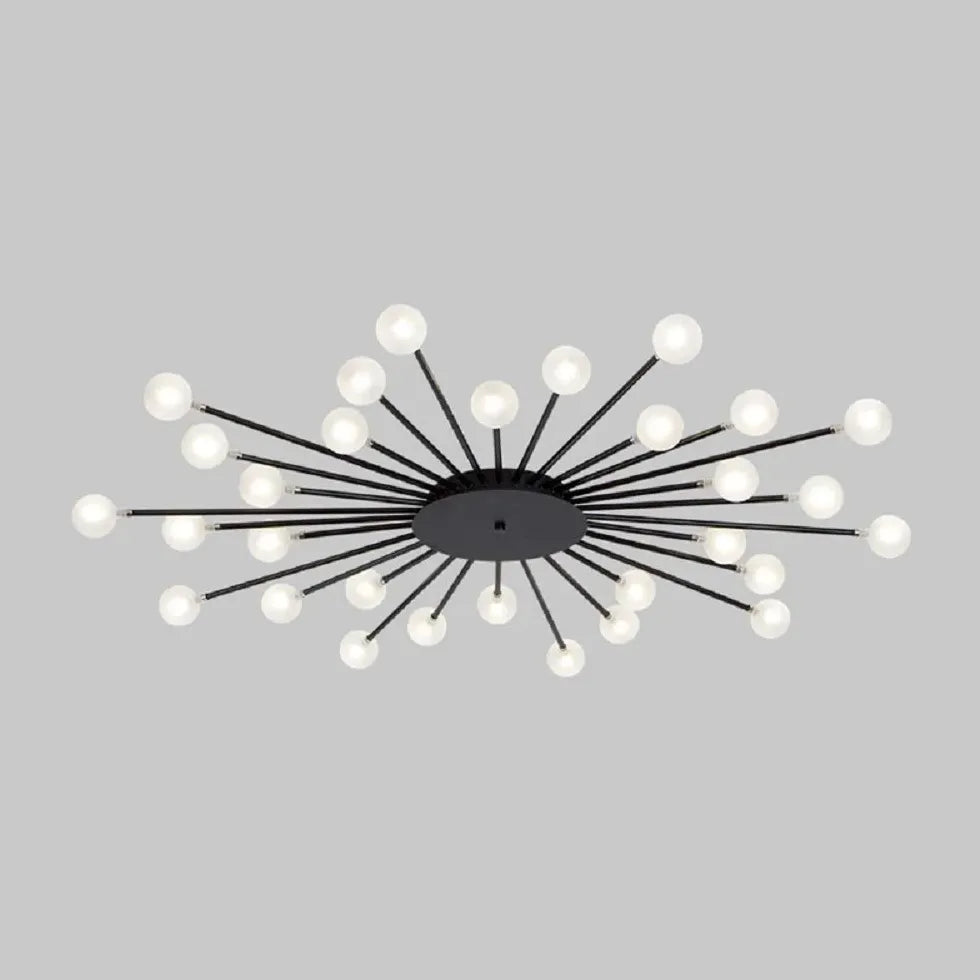 Starburst Design for Living Room Glass Pendant Light