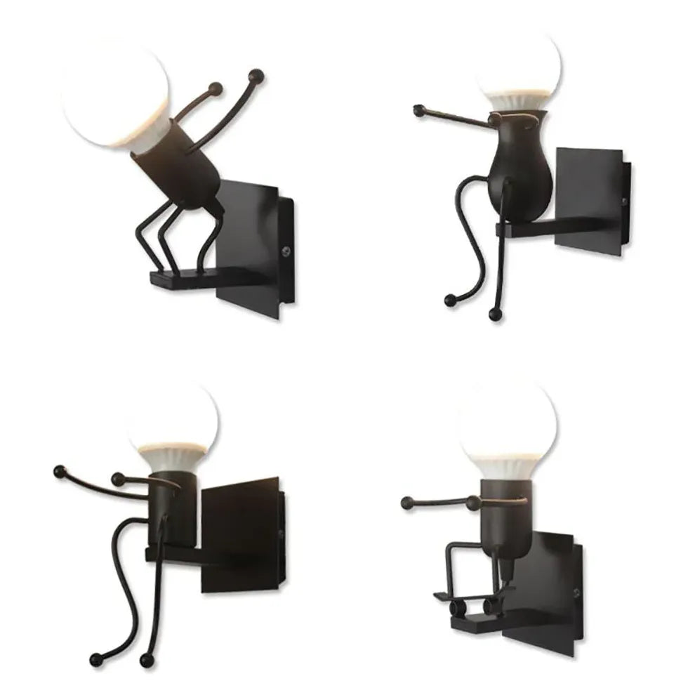 Creative Little Man Modern Wall Lights