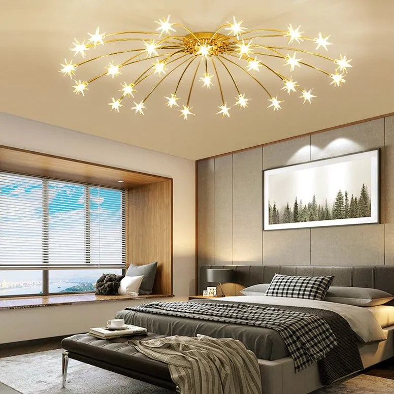 Pyrotechnics Modern LED Flush Ceiling Lights