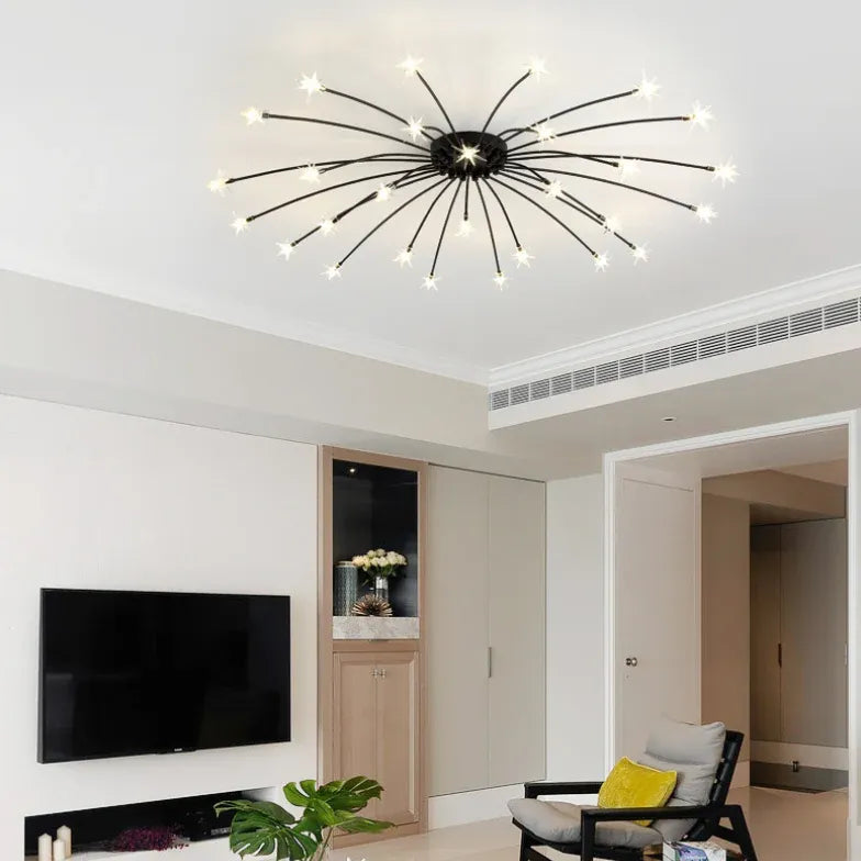 Pyrotechnics Modern LED Flush Ceiling Lights