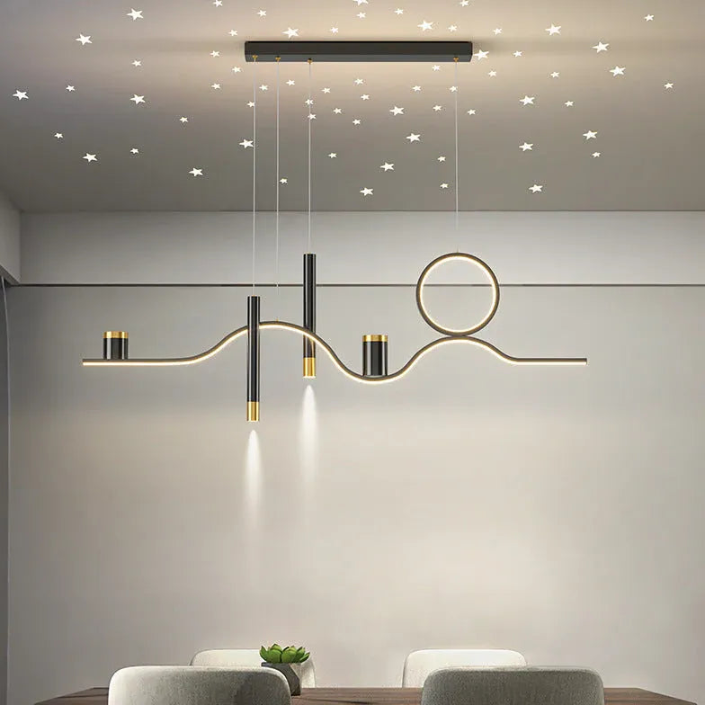 Lampadari Moderni Led Design Eleganza Sottile