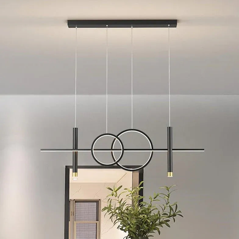 Circular Lines Dining Room LED Pendant Light