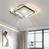 Ventilato a soffitto a led ad anello a stella con luce