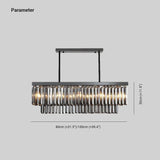 Lampadari Moderni Lusso Design con Vetro Nero