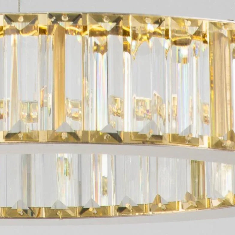 Fence Type Crystal Dining Room Pendant Light