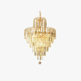 Multi-Light Design Luxury Crystal Gold Chandelier