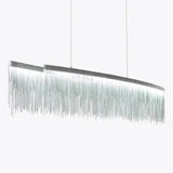 Moderno Lampadari Cucina con Catena Dorata Elegante