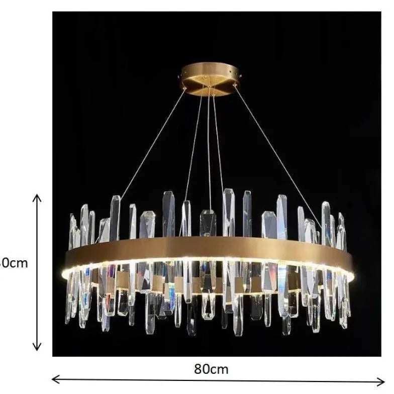 Crystal Bar LED Modern Pendant Light