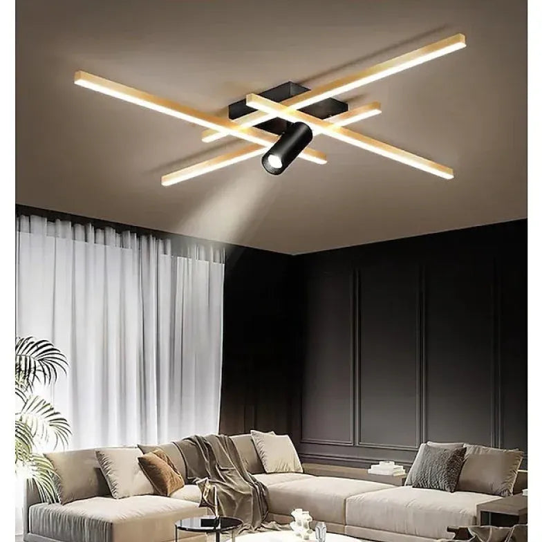 Linee di attraversamento LED Luci a soffitto a filo moderno