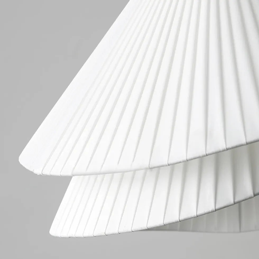 Lampadari tessuto pieghevole minimalista ed elegante