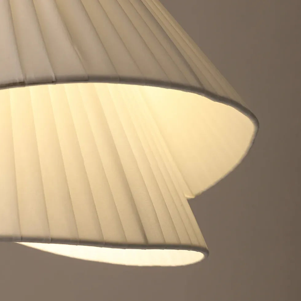 Lampadari tessuto pieghevole minimalista ed elegante