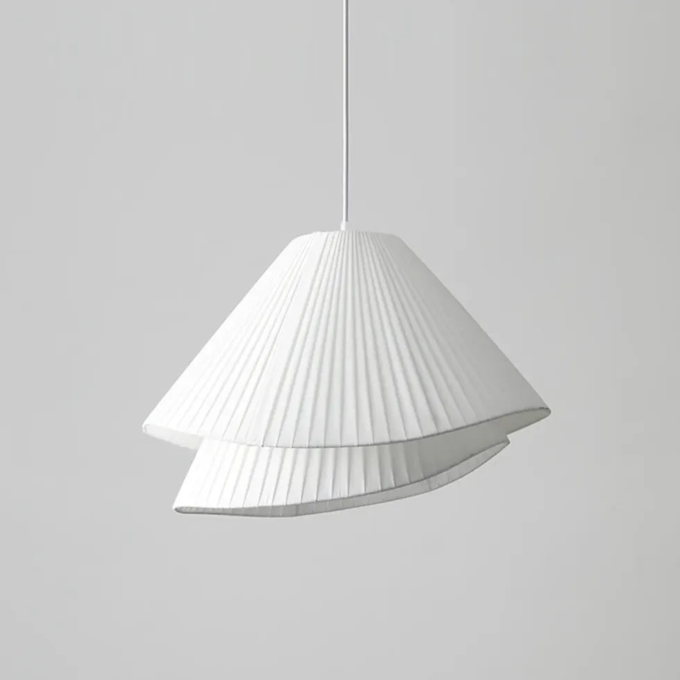 Lampadari tessuto pieghevole minimalista ed elegante