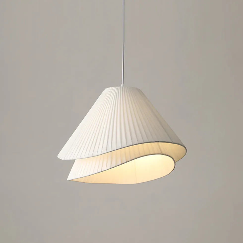 Lampadari tessuto pieghevole minimalista ed elegante