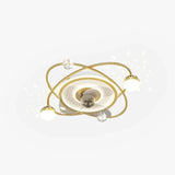 Ventilatori da Soffitto con Luce Moderni a Forma di Pianeta