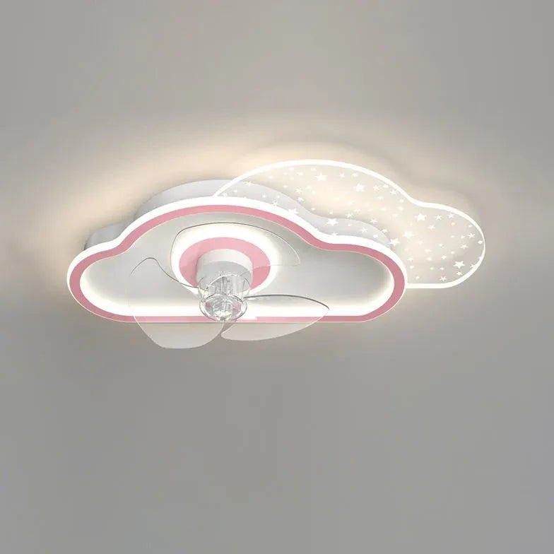 Aereo in cotone Ven a soffitto moderno con luce