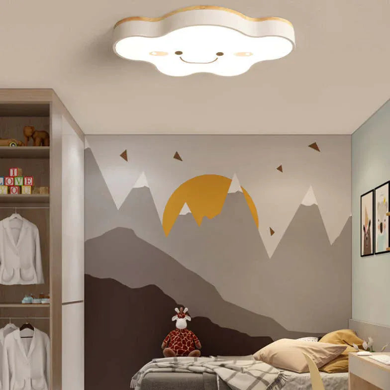 Cute Clouds Bedroom LED Flush Ceiling Lights