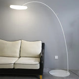 White Metal Dimming Art Floor Lamp