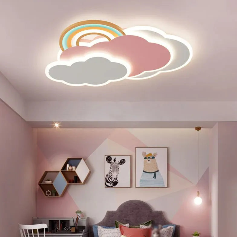 Rainbow Cloud Camera da letto LED Luci a soffitto