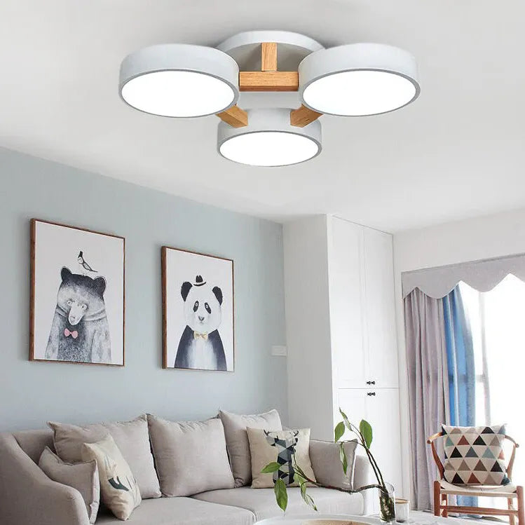 Three-Disc for Living Room Ceiling Light