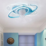 Luce ventilatore a soffitto Moderno Blu Stelle