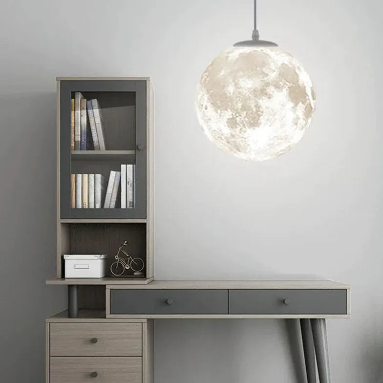 Texture Moon Modern Pendant Light