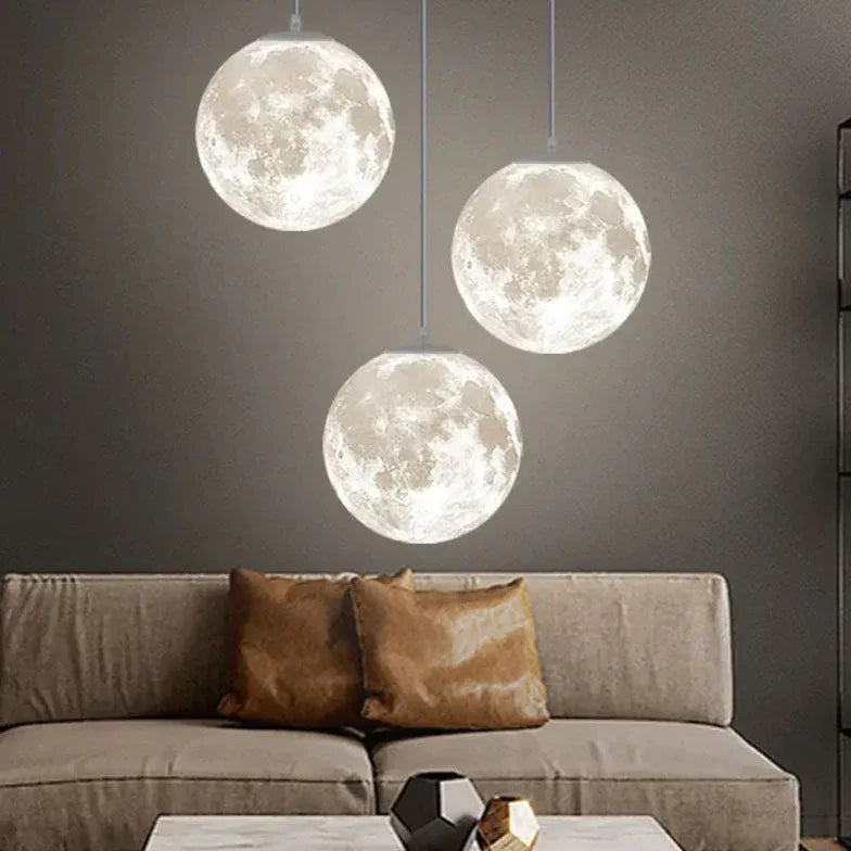 Texture Moon Modern Pendant Light